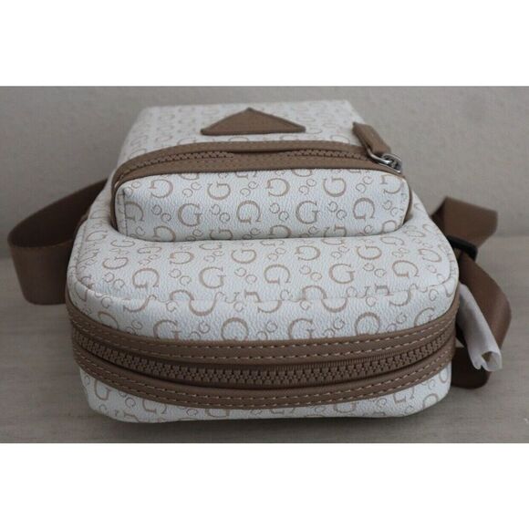 Guess SG882791 Women's White Insignia Crossbody Bag Purse - Picture 4 of 12